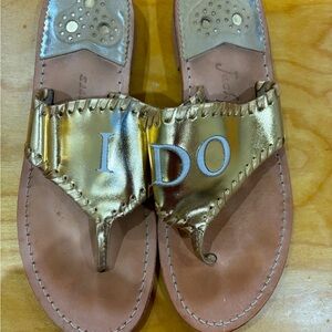 “I DO” Jack Rogers Sandals